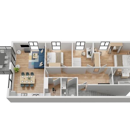 Moderne & Familienfreundliche Ferienwohnung Am Goitzschesee Pouch Exterior foto